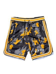 Arched Logo Drawstring Shorts